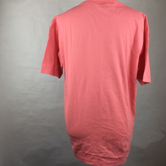 Spring Evening Floral Art Watercolor Pink Tee - Picture 3 of 4